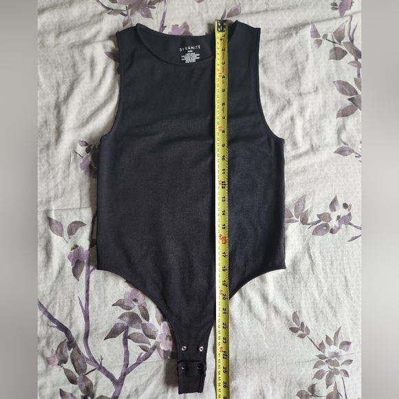 Dynamite Sabina Muscle Seamless Bodysuit - Black - Medium - Picture 3 of 6